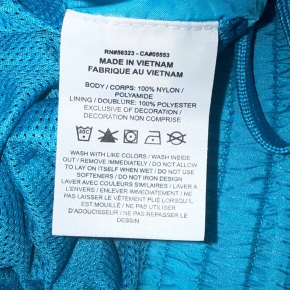 Nike NBA Pants Mens L Blue Nylon Elastic Waist Striped Basketball Joggers - Picture 7 of 8